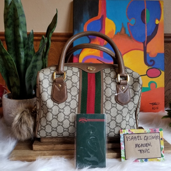 Vintage Gucci Boston Bag - Picture 9 of 16